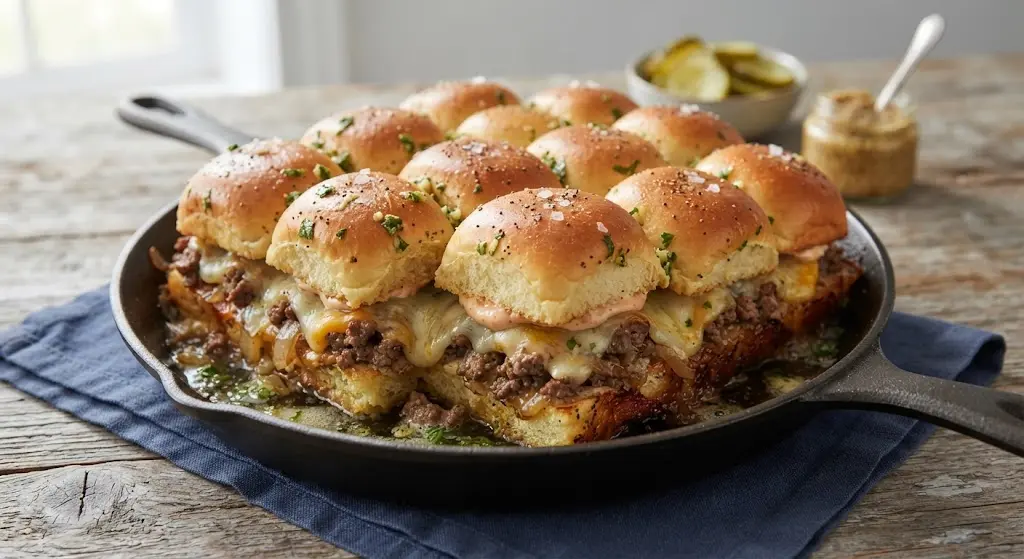 Beef and Cheese Sliders